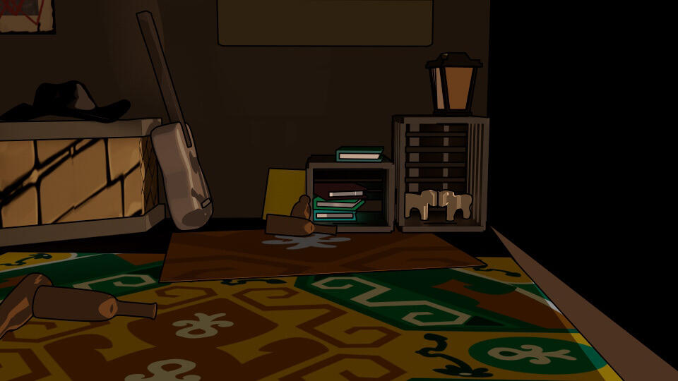 under the crates