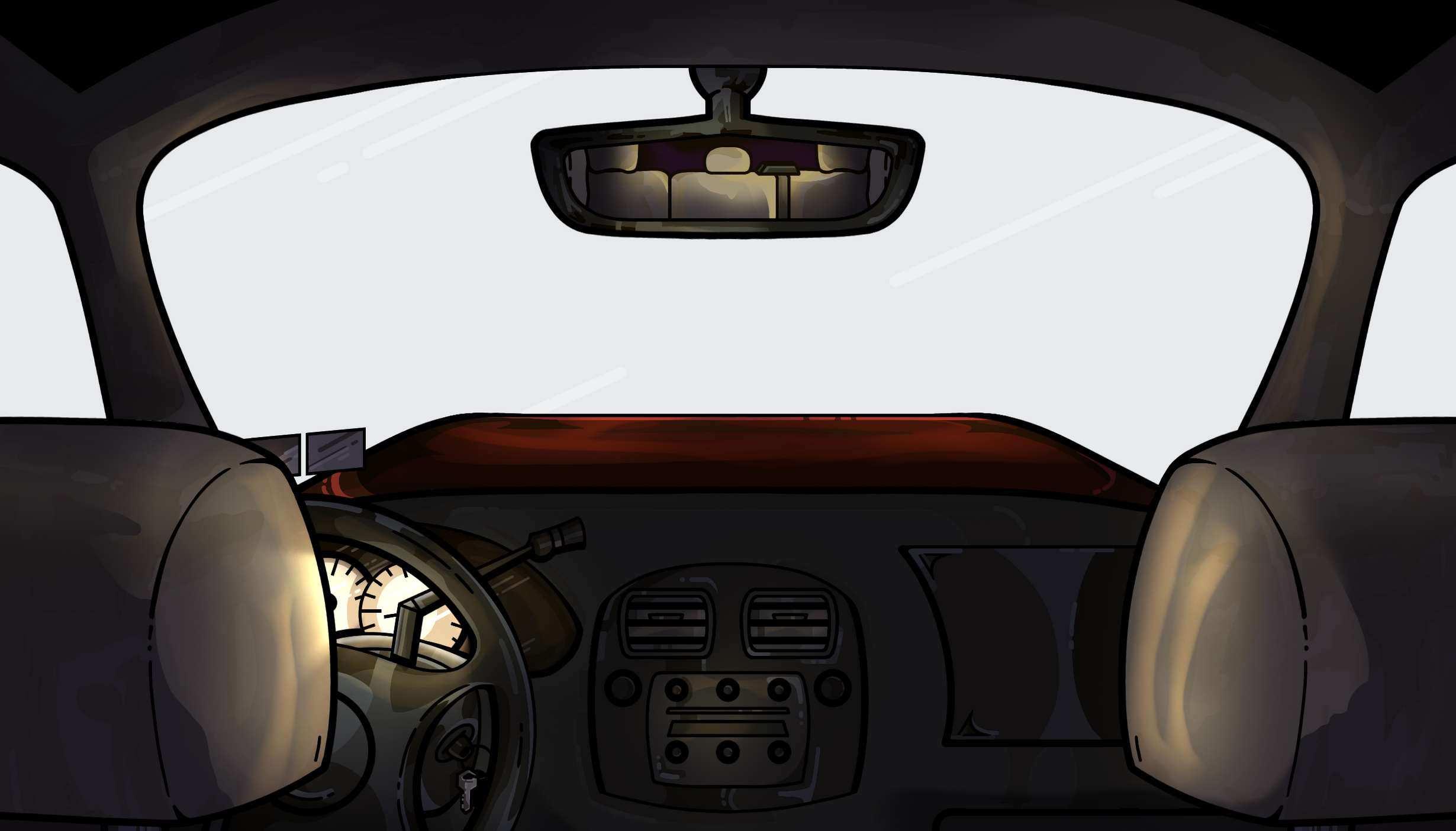 car shot overlay one